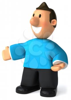 Royalty Free Clipart Image of a Man