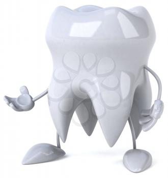 Royalty Free Clipart Image of a Tooth