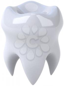 Royalty Free Clipart Image of a Tooth