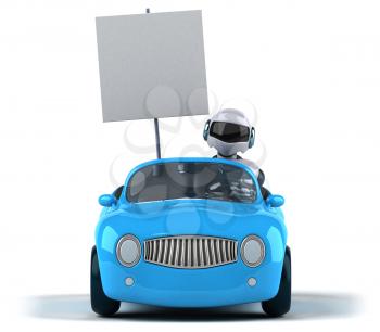 Robot and car