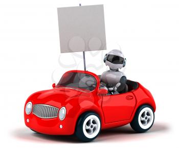 Robot and car