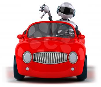 Robot and car