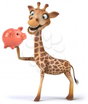 Fun giraffe