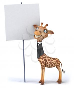 Fun giraffe