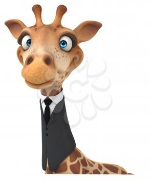 Fun giraffe