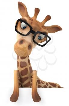 Fun giraffe