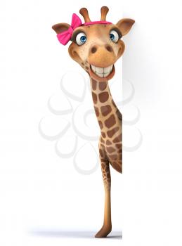 Fun giraffe