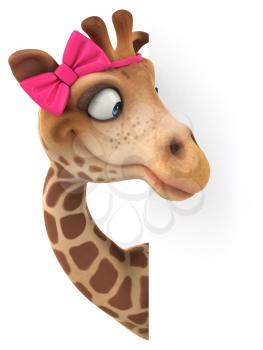 Fun giraffe