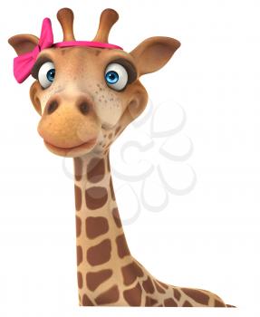 Fun giraffe