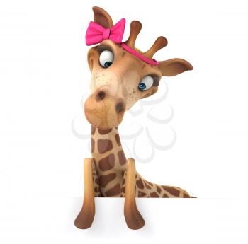 Fun giraffe