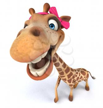 Fun giraffe