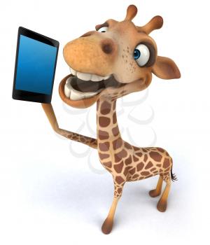 Fun giraffe