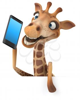 Fun giraffe