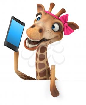 Fun giraffe