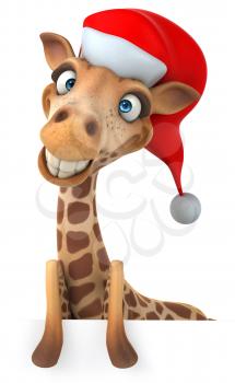 Fun giraffe