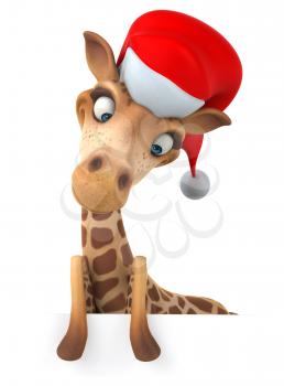 Fun giraffe