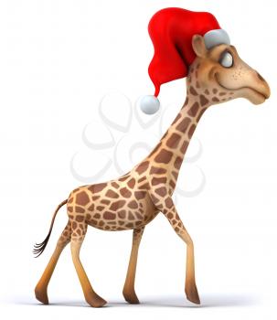 Fun giraffe