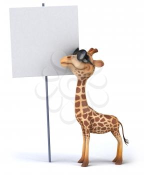 Fun giraffe