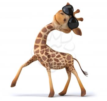 Fun giraffe