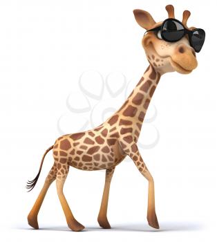 Fun giraffe