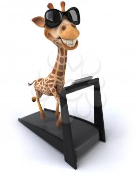 Fun giraffe