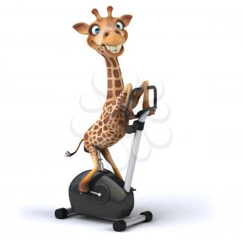 Fun giraffe