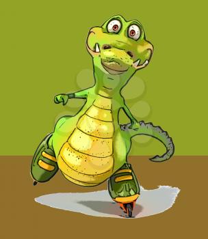 Fun crocodile