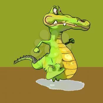 Fun crocodile