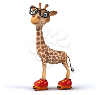 Fun giraffe