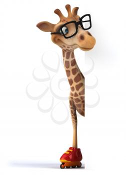 Fun giraffe