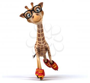 Fun giraffe