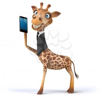 Fun giraffe