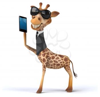 Fun giraffe