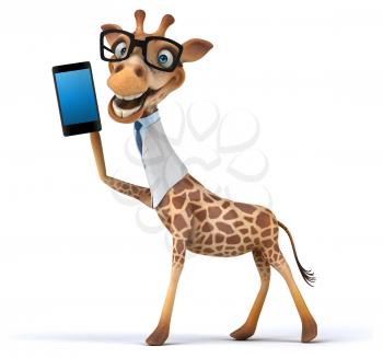 Fun giraffe