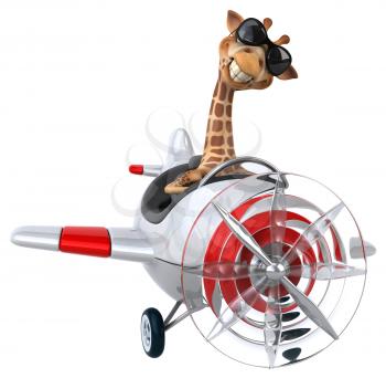 Fun giraffe