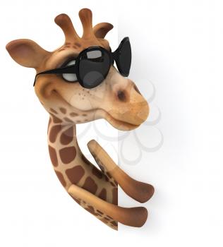 Fun giraffe