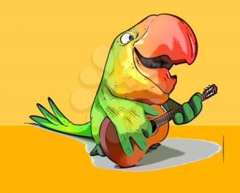 Fun parrot