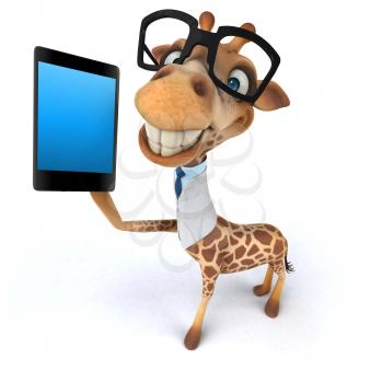 Fun giraffe