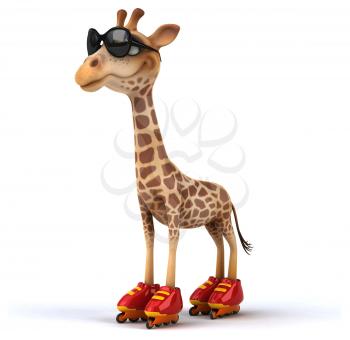 Fun giraffe