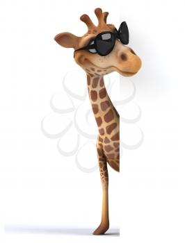 Fun giraffe