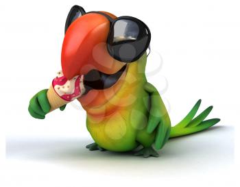 Fun parrot