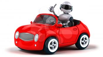 Robot and car