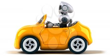 Robot and car