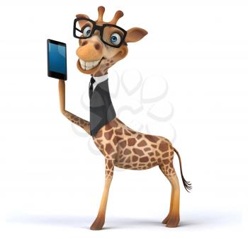 Fun giraffe