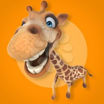 Fun giraffe