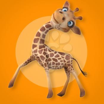 Fun giraffe