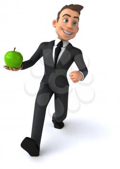 Fun businessman