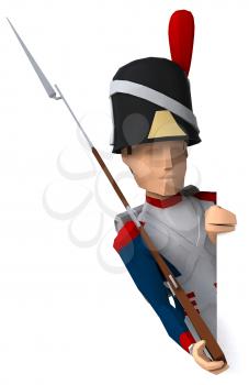 Napoleonic grenadier