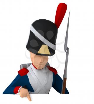 Napoleonic grenadier