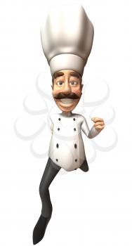 Royalty Free Clipart Image of a Chef